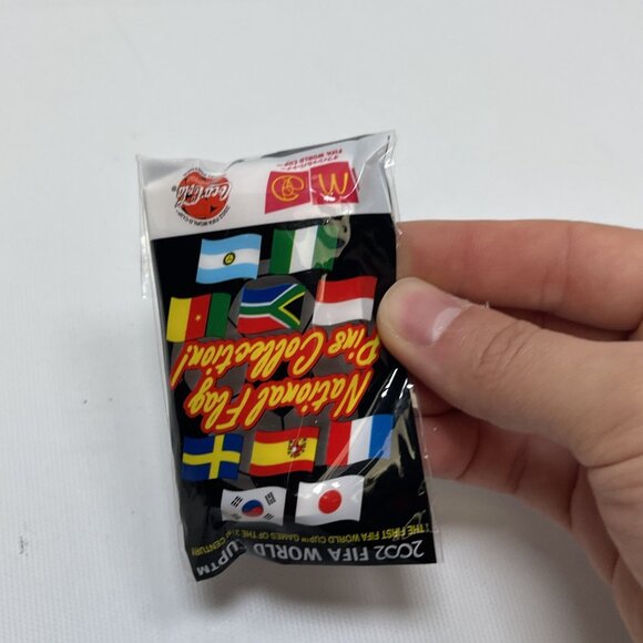 FIFA WORLD CUP 2002 France National Flag Pin McDonalds Coca Cola 1x2.5” - Picture 7 of 7